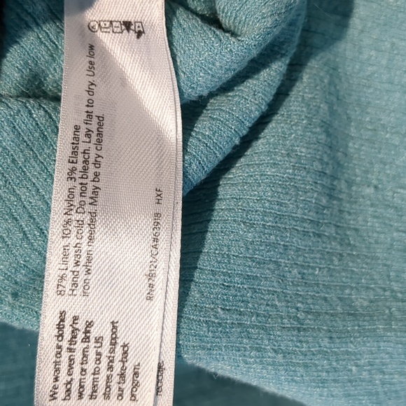 Eileen Fisher Aqua Sweater 1X - Picture 5 of 5